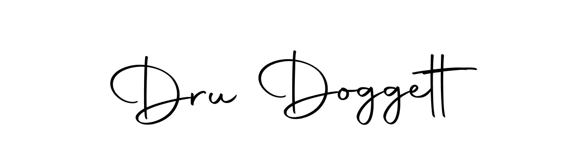 Design your own signature with our free online signature maker. With this signature software, you can create a handwritten (Autography-DOLnW) signature for name Dru Doggett. Dru Doggett signature style 10 images and pictures png