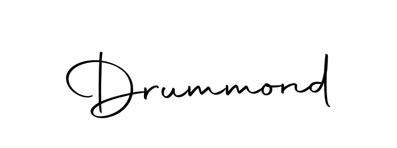 Make a beautiful signature design for name Drummond. With this signature (Autography-DOLnW) style, you can create a handwritten signature for free. Drummond signature style 10 images and pictures png