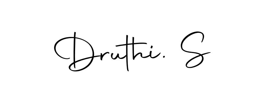 How to make Druthi. S signature? Autography-DOLnW is a professional autograph style. Create handwritten signature for Druthi. S name. Druthi. S signature style 10 images and pictures png