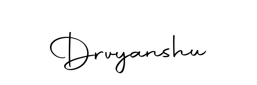 Make a beautiful signature design for name Drvyanshu. Use this online signature maker to create a handwritten signature for free. Drvyanshu signature style 10 images and pictures png