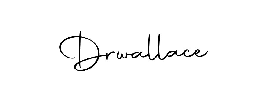 Design your own signature with our free online signature maker. With this signature software, you can create a handwritten (Autography-DOLnW) signature for name Drwallace. Drwallace signature style 10 images and pictures png