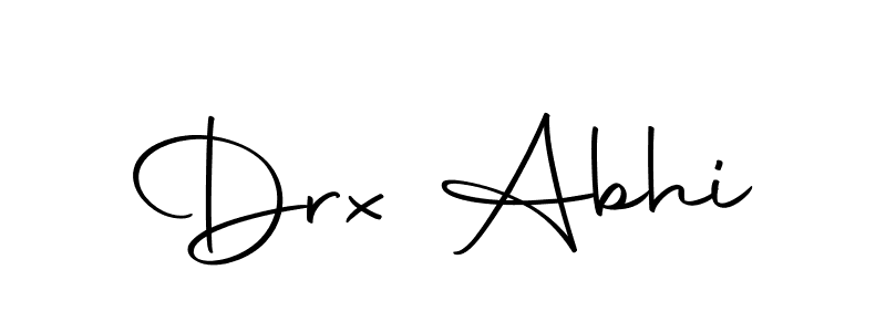 The best way (Autography-DOLnW) to make a short signature is to pick only two or three words in your name. The name Drx Abhi include a total of six letters. For converting this name. Drx Abhi signature style 10 images and pictures png