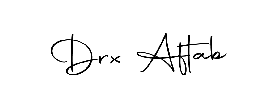 Make a beautiful signature design for name Drx Aftab. Use this online signature maker to create a handwritten signature for free. Drx Aftab signature style 10 images and pictures png