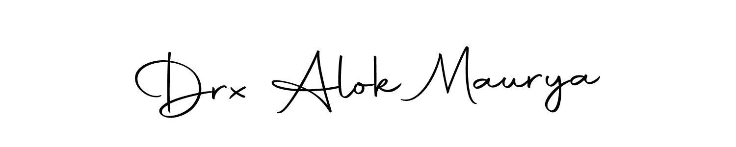 It looks lik you need a new signature style for name Drx Alok Maurya. Design unique handwritten (Autography-DOLnW) signature with our free signature maker in just a few clicks. Drx Alok Maurya signature style 10 images and pictures png