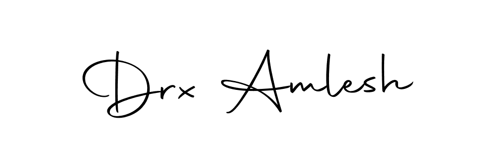 Design your own signature with our free online signature maker. With this signature software, you can create a handwritten (Autography-DOLnW) signature for name Drx Amlesh. Drx Amlesh signature style 10 images and pictures png