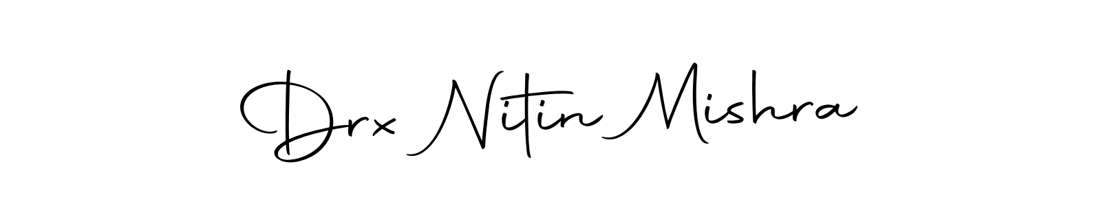 Make a beautiful signature design for name Drx Nitin Mishra. Use this online signature maker to create a handwritten signature for free. Drx Nitin Mishra signature style 10 images and pictures png