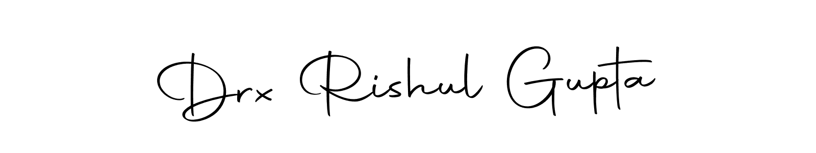 The best way (Autography-DOLnW) to make a short signature is to pick only two or three words in your name. The name Drx Rishul Gupta include a total of six letters. For converting this name. Drx Rishul Gupta signature style 10 images and pictures png