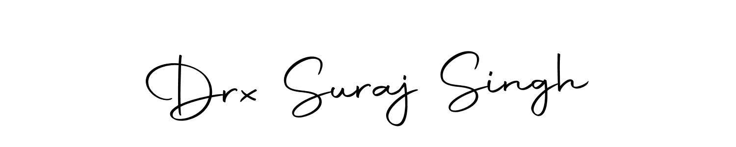 Design your own signature with our free online signature maker. With this signature software, you can create a handwritten (Autography-DOLnW) signature for name Drx Suraj Singh. Drx Suraj Singh signature style 10 images and pictures png