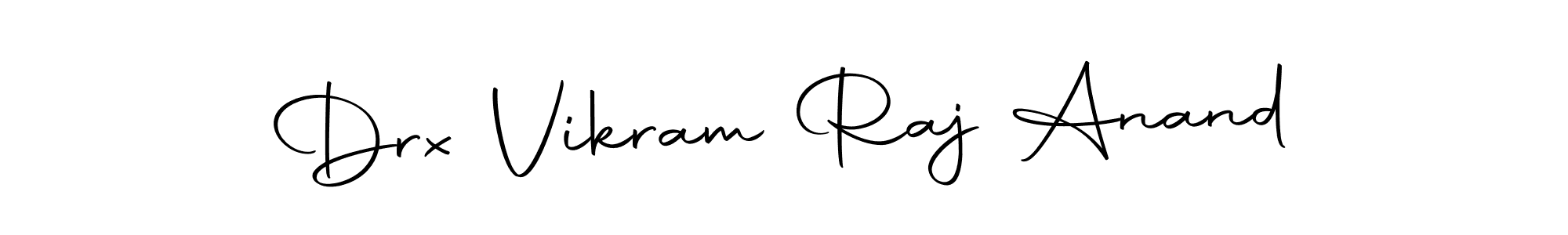 The best way (Autography-DOLnW) to make a short signature is to pick only two or three words in your name. The name Drx Vikram Raj Anand include a total of six letters. For converting this name. Drx Vikram Raj Anand signature style 10 images and pictures png