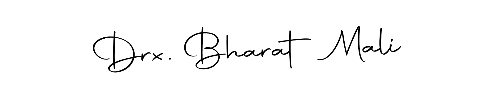 How to make Drx. Bharat Mali name signature. Use Autography-DOLnW style for creating short signs online. This is the latest handwritten sign. Drx. Bharat Mali signature style 10 images and pictures png