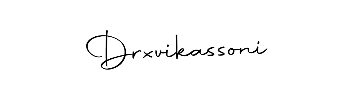 Once you've used our free online signature maker to create your best signature Autography-DOLnW style, it's time to enjoy all of the benefits that Drxvikassoni name signing documents. Drxvikassoni signature style 10 images and pictures png
