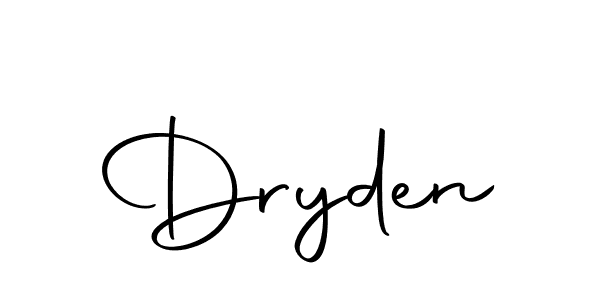 Design your own signature with our free online signature maker. With this signature software, you can create a handwritten (Autography-DOLnW) signature for name Dryden. Dryden signature style 10 images and pictures png