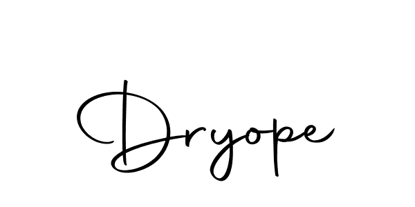 How to make Dryope name signature. Use Autography-DOLnW style for creating short signs online. This is the latest handwritten sign. Dryope signature style 10 images and pictures png