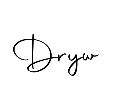 How to make Dryw name signature. Use Autography-DOLnW style for creating short signs online. This is the latest handwritten sign. Dryw signature style 10 images and pictures png