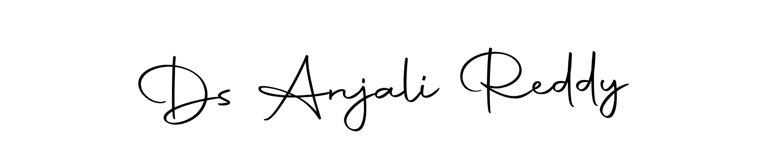Make a beautiful signature design for name Ds Anjali Reddy. With this signature (Autography-DOLnW) style, you can create a handwritten signature for free. Ds Anjali Reddy signature style 10 images and pictures png