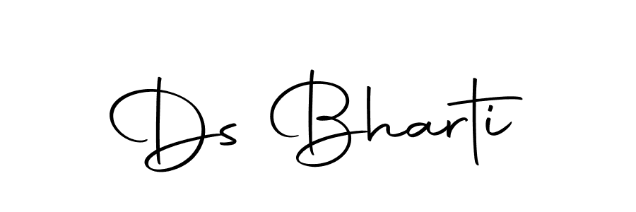 How to make Ds Bharti signature? Autography-DOLnW is a professional autograph style. Create handwritten signature for Ds Bharti name. Ds Bharti signature style 10 images and pictures png