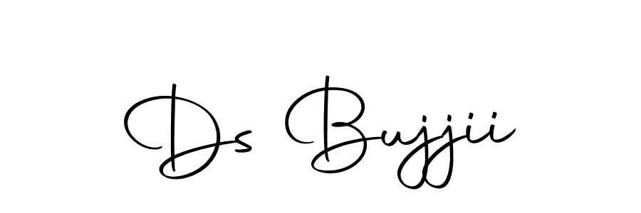 How to make Ds Bujjii name signature. Use Autography-DOLnW style for creating short signs online. This is the latest handwritten sign. Ds Bujjii signature style 10 images and pictures png