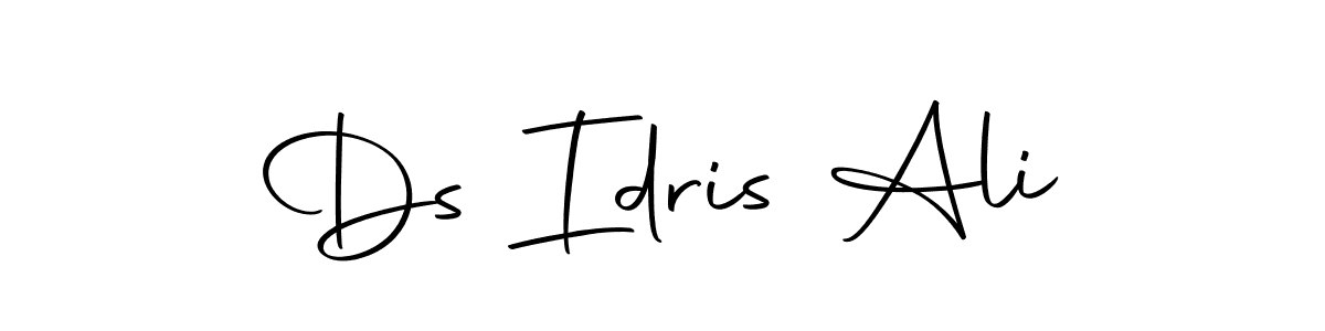 Similarly Autography-DOLnW is the best handwritten signature design. Signature creator online .You can use it as an online autograph creator for name Ds Idris Ali. Ds Idris Ali signature style 10 images and pictures png