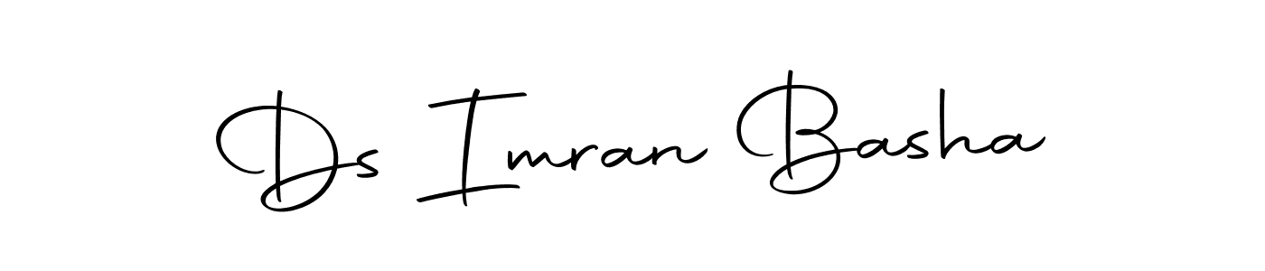 Design your own signature with our free online signature maker. With this signature software, you can create a handwritten (Autography-DOLnW) signature for name Ds Imran Basha. Ds Imran Basha signature style 10 images and pictures png