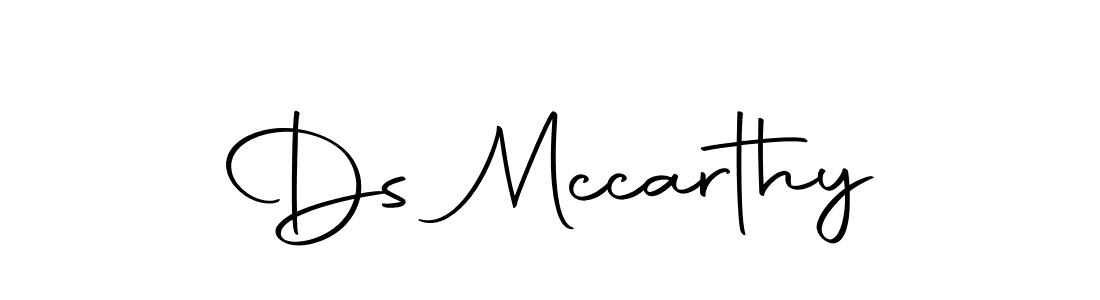 Create a beautiful signature design for name Ds Mccarthy. With this signature (Autography-DOLnW) fonts, you can make a handwritten signature for free. Ds Mccarthy signature style 10 images and pictures png