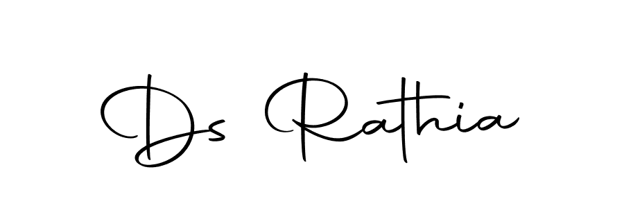 Make a beautiful signature design for name Ds Rathia. Use this online signature maker to create a handwritten signature for free. Ds Rathia signature style 10 images and pictures png