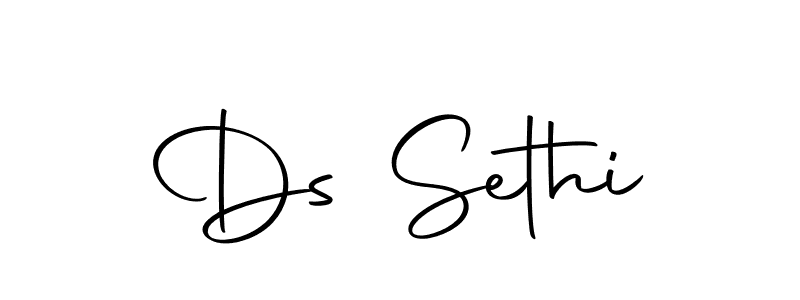 Similarly Autography-DOLnW is the best handwritten signature design. Signature creator online .You can use it as an online autograph creator for name Ds Sethi. Ds Sethi signature style 10 images and pictures png