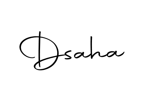 Also we have Dsaha name is the best signature style. Create professional handwritten signature collection using Autography-DOLnW autograph style. Dsaha signature style 10 images and pictures png