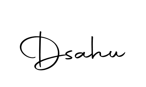 How to Draw Dsahu signature style? Autography-DOLnW is a latest design signature styles for name Dsahu. Dsahu signature style 10 images and pictures png