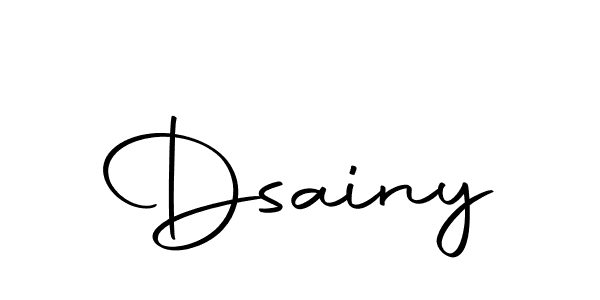 How to make Dsainy signature? Autography-DOLnW is a professional autograph style. Create handwritten signature for Dsainy name. Dsainy signature style 10 images and pictures png