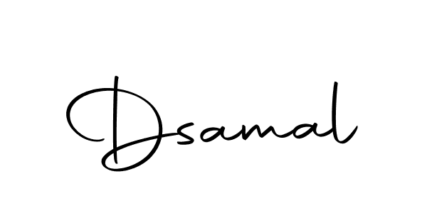 How to make Dsamal signature? Autography-DOLnW is a professional autograph style. Create handwritten signature for Dsamal name. Dsamal signature style 10 images and pictures png
