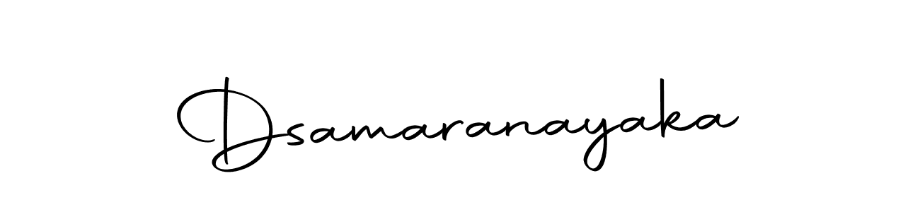 Design your own signature with our free online signature maker. With this signature software, you can create a handwritten (Autography-DOLnW) signature for name Dsamaranayaka. Dsamaranayaka signature style 10 images and pictures png