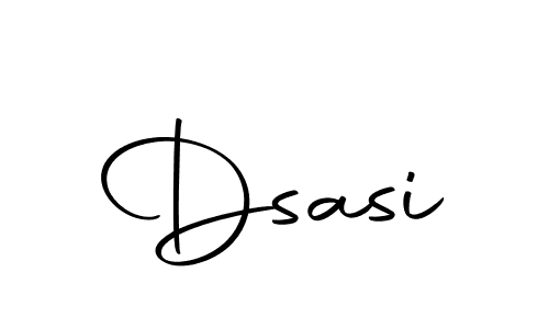 You should practise on your own different ways (Autography-DOLnW) to write your name (Dsasi) in signature. don't let someone else do it for you. Dsasi signature style 10 images and pictures png