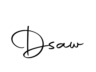 Similarly Autography-DOLnW is the best handwritten signature design. Signature creator online .You can use it as an online autograph creator for name Dsaw. Dsaw signature style 10 images and pictures png
