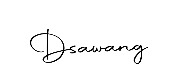 Make a beautiful signature design for name Dsawang. With this signature (Autography-DOLnW) style, you can create a handwritten signature for free. Dsawang signature style 10 images and pictures png