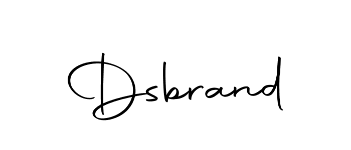 Create a beautiful signature design for name Dsbrand. With this signature (Autography-DOLnW) fonts, you can make a handwritten signature for free. Dsbrand signature style 10 images and pictures png