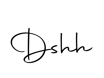 Create a beautiful signature design for name Dshh. With this signature (Autography-DOLnW) fonts, you can make a handwritten signature for free. Dshh signature style 10 images and pictures png