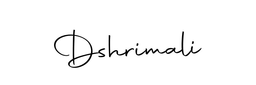 How to make Dshrimali signature? Autography-DOLnW is a professional autograph style. Create handwritten signature for Dshrimali name. Dshrimali signature style 10 images and pictures png