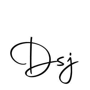 How to make Dsj name signature. Use Autography-DOLnW style for creating short signs online. This is the latest handwritten sign. Dsj signature style 10 images and pictures png