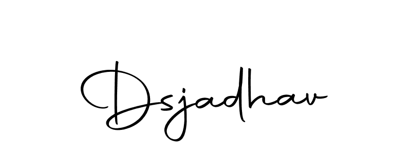 Design your own signature with our free online signature maker. With this signature software, you can create a handwritten (Autography-DOLnW) signature for name Dsjadhav. Dsjadhav signature style 10 images and pictures png
