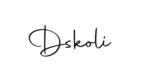 if you are searching for the best signature style for your name Dskoli. so please give up your signature search. here we have designed multiple signature styles  using Autography-DOLnW. Dskoli signature style 10 images and pictures png