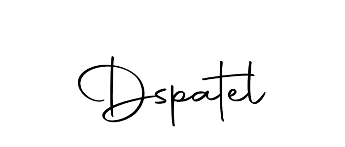 Make a beautiful signature design for name Dspatel. With this signature (Autography-DOLnW) style, you can create a handwritten signature for free. Dspatel signature style 10 images and pictures png