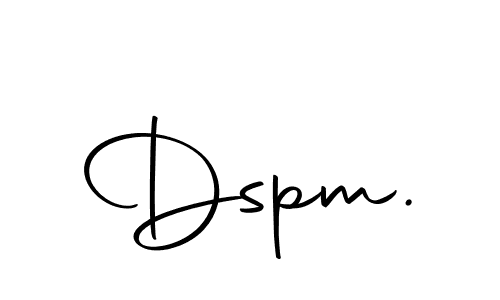 Also we have Dspm. name is the best signature style. Create professional handwritten signature collection using Autography-DOLnW autograph style. Dspm. signature style 10 images and pictures png