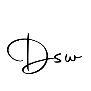 Also we have Dsw name is the best signature style. Create professional handwritten signature collection using Autography-DOLnW autograph style. Dsw signature style 10 images and pictures png