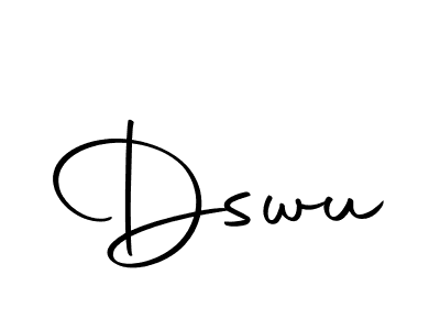 Dswu stylish signature style. Best Handwritten Sign (Autography-DOLnW) for my name. Handwritten Signature Collection Ideas for my name Dswu. Dswu signature style 10 images and pictures png