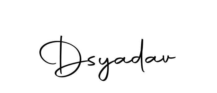 Similarly Autography-DOLnW is the best handwritten signature design. Signature creator online .You can use it as an online autograph creator for name Dsyadav. Dsyadav signature style 10 images and pictures png