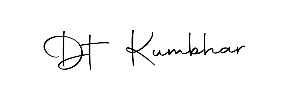 Make a short Dt Kumbhar signature style. Manage your documents anywhere anytime using Autography-DOLnW. Create and add eSignatures, submit forms, share and send files easily. Dt Kumbhar signature style 10 images and pictures png
