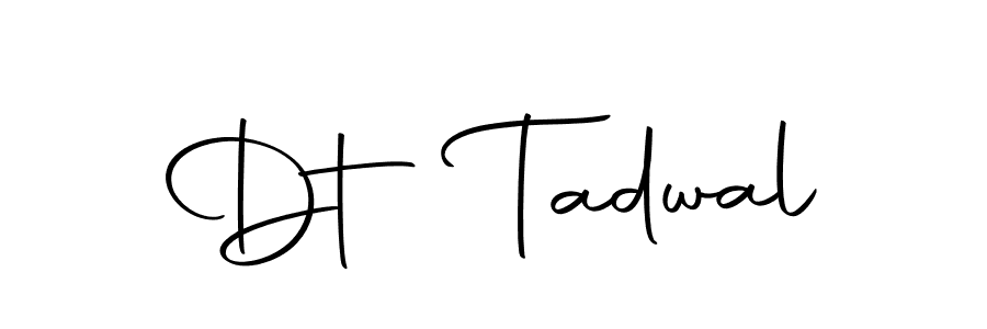 Also we have Dt Tadwal name is the best signature style. Create professional handwritten signature collection using Autography-DOLnW autograph style. Dt Tadwal signature style 10 images and pictures png