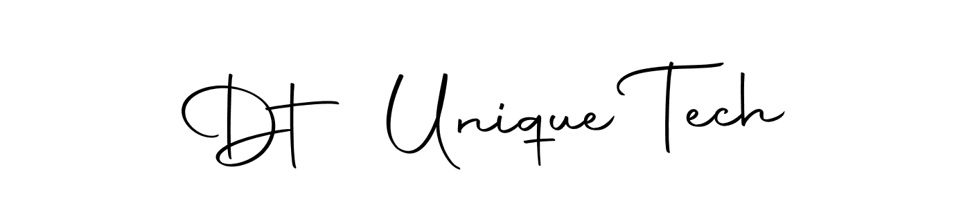 Make a beautiful signature design for name Dt Unique Tech. With this signature (Autography-DOLnW) style, you can create a handwritten signature for free. Dt Unique Tech signature style 10 images and pictures png