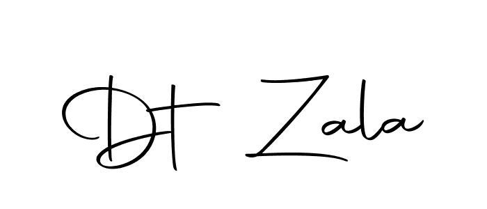You can use this online signature creator to create a handwritten signature for the name Dt Zala. This is the best online autograph maker. Dt Zala signature style 10 images and pictures png