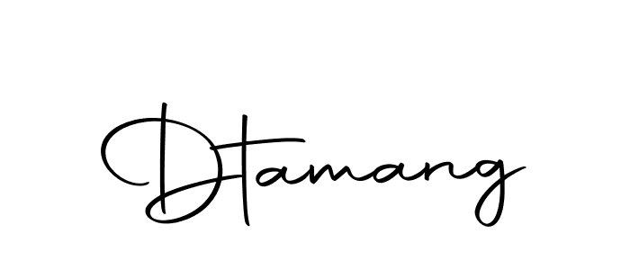 Use a signature maker to create a handwritten signature online. With this signature software, you can design (Autography-DOLnW) your own signature for name Dtamang. Dtamang signature style 10 images and pictures png